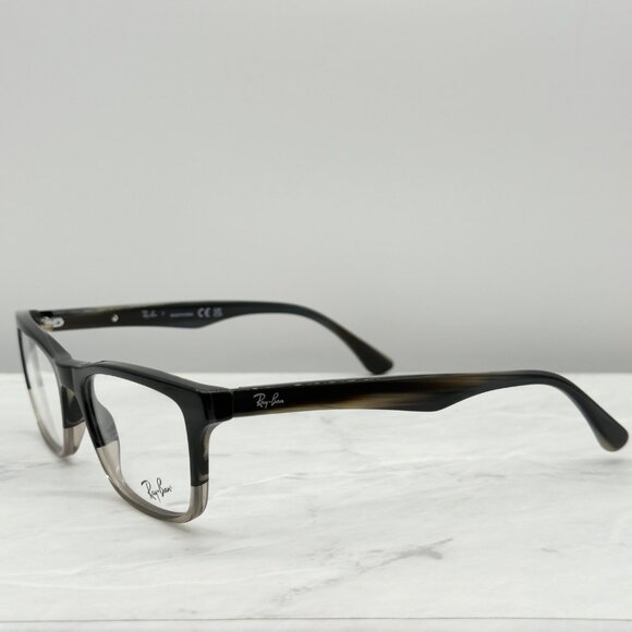 Ray-Ban RB5279 5540 Black Fade Horn Eyeglass Frames 53-18 READ - Picture 2 of 11